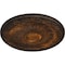 Ekena Millwork Lunel Ceiling Medallion (Fits Canopies up to 3 3/4"), Hand-Painted Rust, 20 1/4"OD x 1 1/2"P CM20LURUS - alternate 2